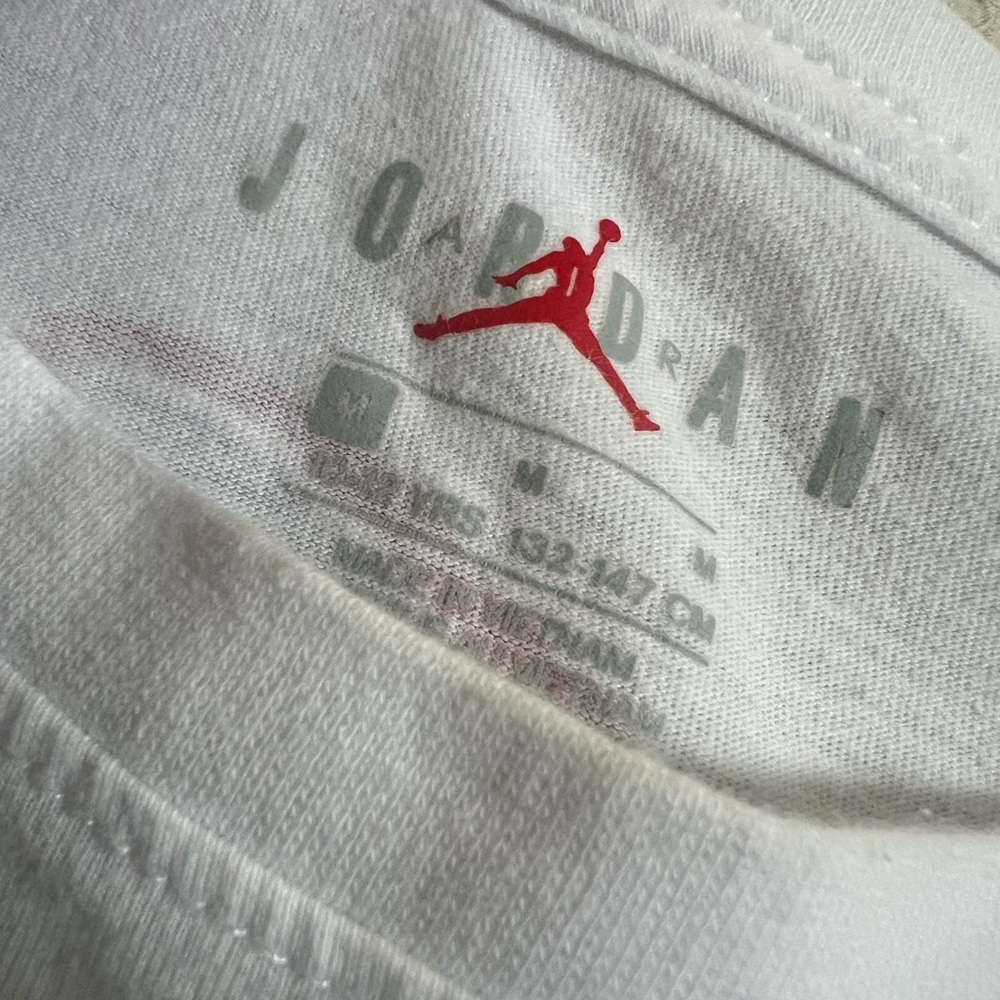 Jordan Jumpman Kids Long Sleeve White Tee - Picture 3 of 7
